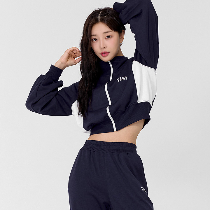 XTFGJ20H3 Navy Shower Top