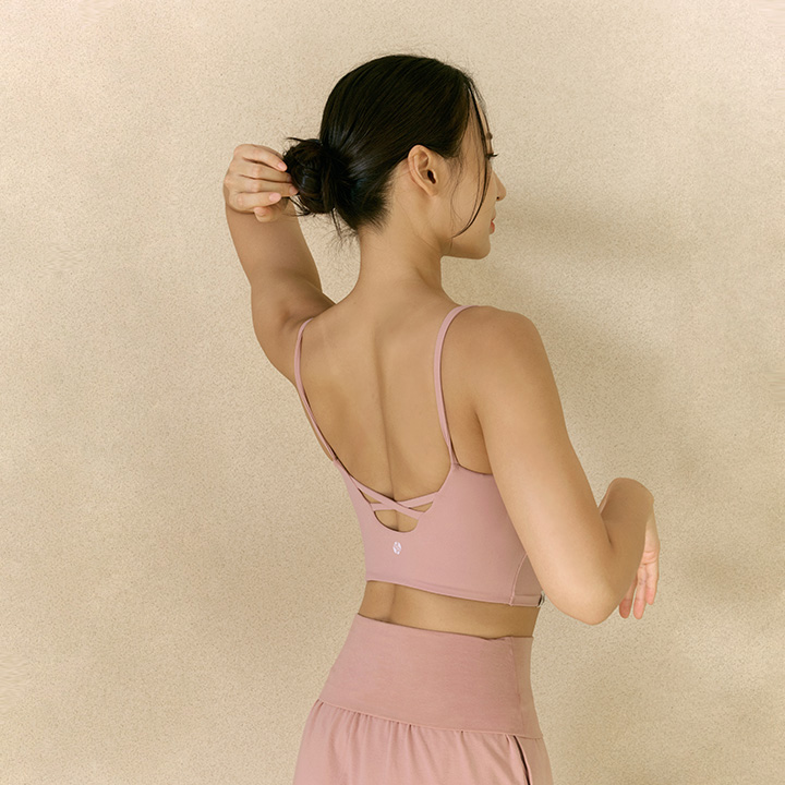 XWFBR02H2 Black Label 300N Basic Bratop Milk Pink Top