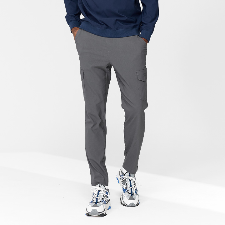 XMMPT02H3 Stretch Outpocket Pants Gray Bottom