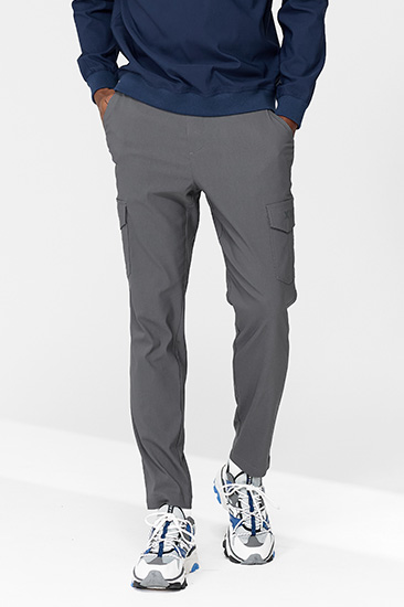 XMMPT02H3 Stretch Outpocket Pants Gray Bottom