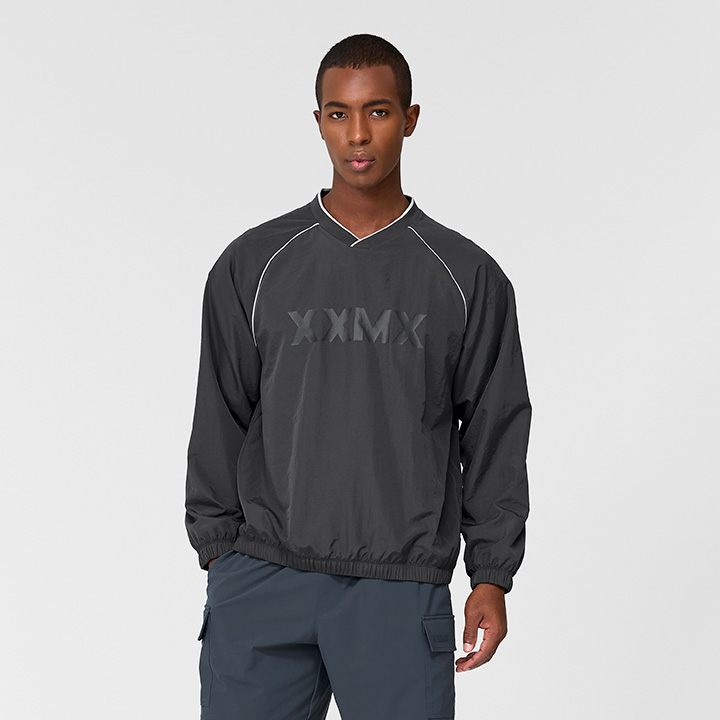 XMMMT01H3 Wind Tech Long sleeve Dark Gray Top