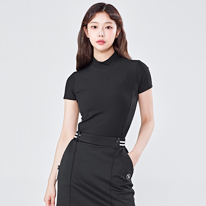 XGFST04J2 short sleeve top black