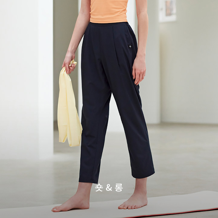 XWFTP02J1 XWFTP05J1 Light Breeze Tapered Pants Dark Blue Berry Bottom