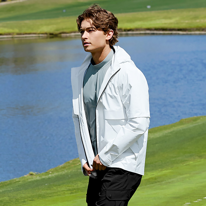 XGMJK02J1 Storm Shield Packable Rain Jacket Top