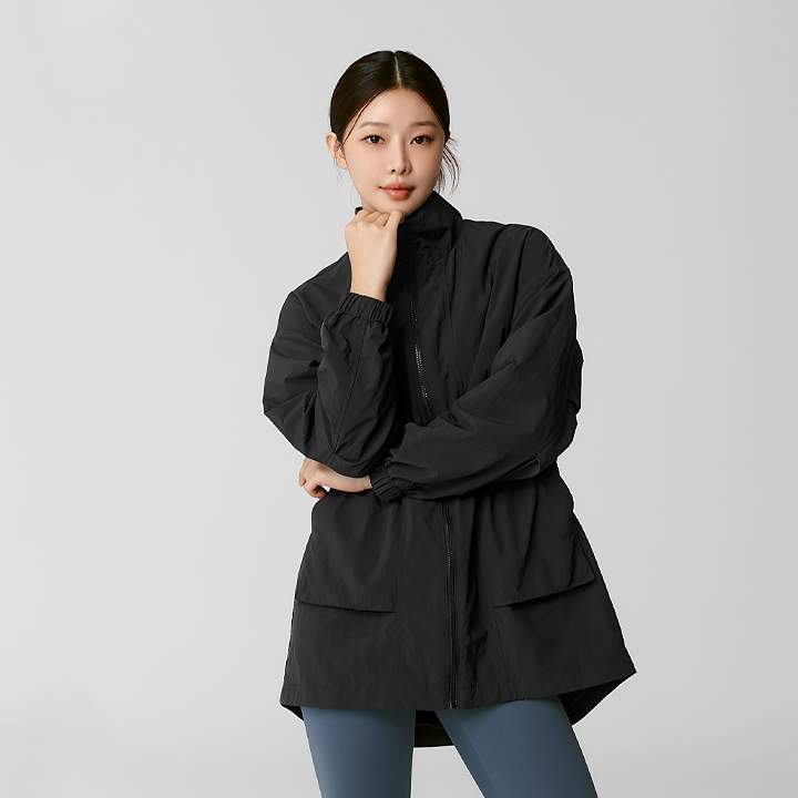 XTFJK01J3 Windshield Out Pocket Jacket Black top
