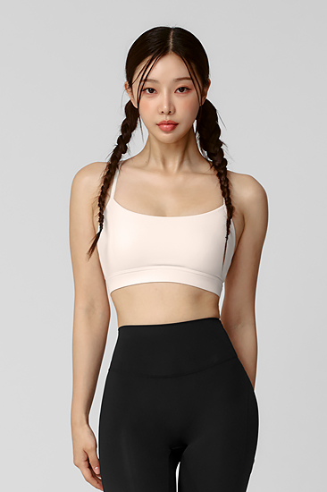 XWFBR19J3 Black Label Signature Breed Racerback Bra Top Sweet Beige Top