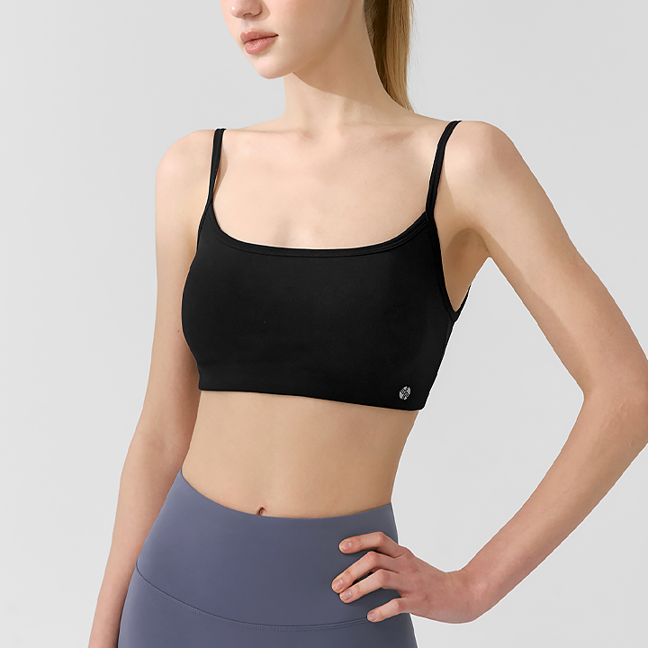 XFK1BR1501 Black Label Signature Power Rise Back twist Bratop Black TOP