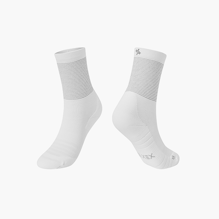 XUK3AM1603 RX Relaxion Reflective Line Crew Socks ETC
