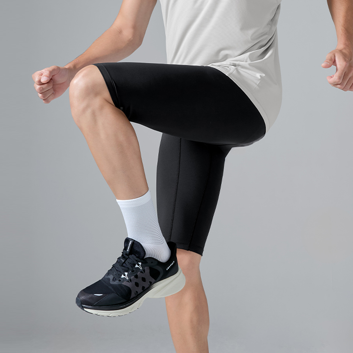 XMK3PS1001 RX Mens Compression Pocket Leggings 5 length Bottom