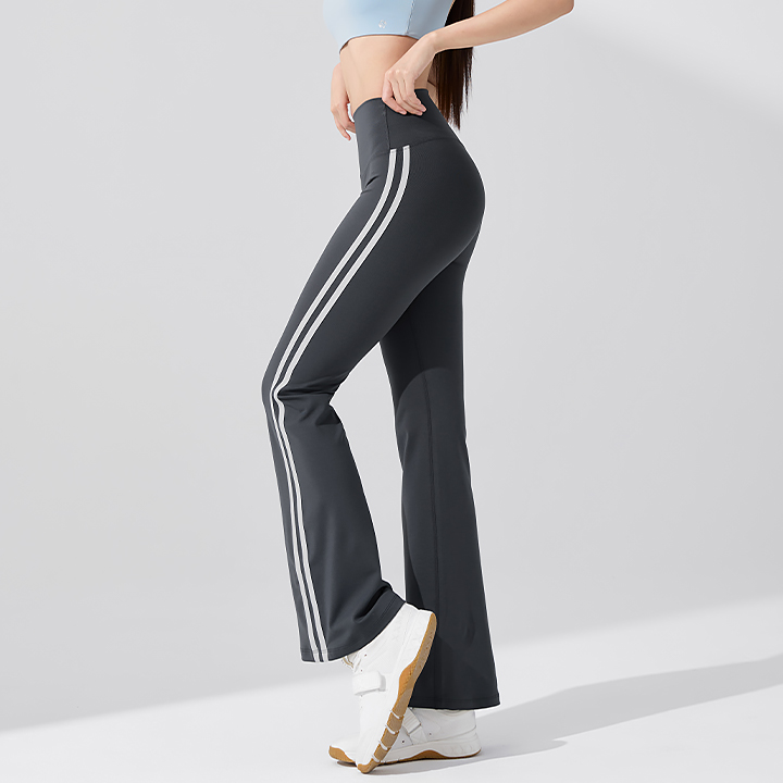 XFK1LL1501 Comfort Fine Trackline Boots cut Leggings Pave Grey BOTTOM