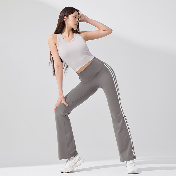 XFK1LL1501 Comfort Fine Trackline Boots cut Leggings Hushed Grey BOTTOM