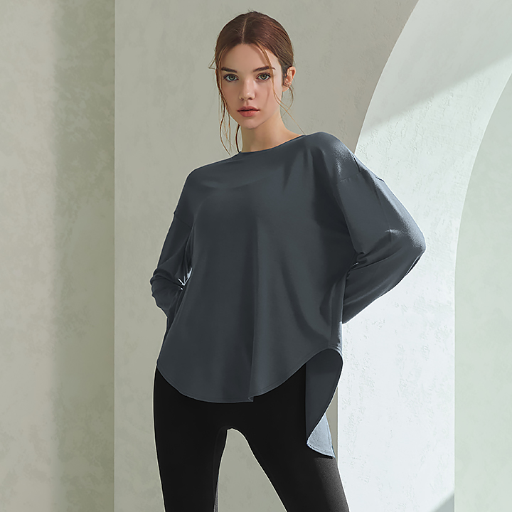 XA5365G Grayish Navy Top