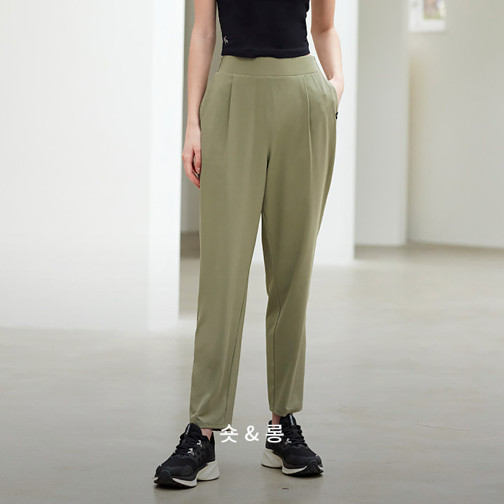 XWFTP02J1 XWFTP05J1 Light Breeze Tapered Pants Georgian Green Bottom