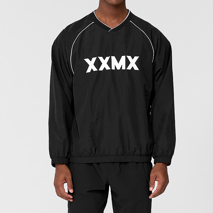 XMMMT01H3 Wind Tech Long sleeve Black Top