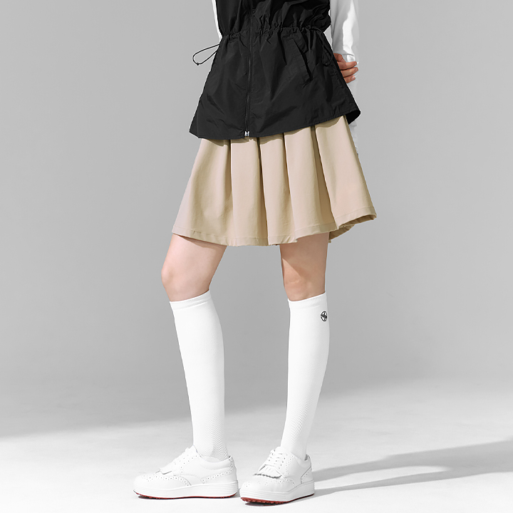 XFK1RK1203 Pleats Midi Skirt Bottom