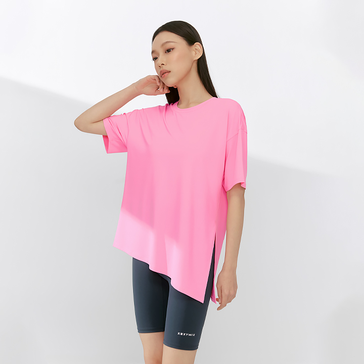 XFK1TS1003 Pink Cosmos Top