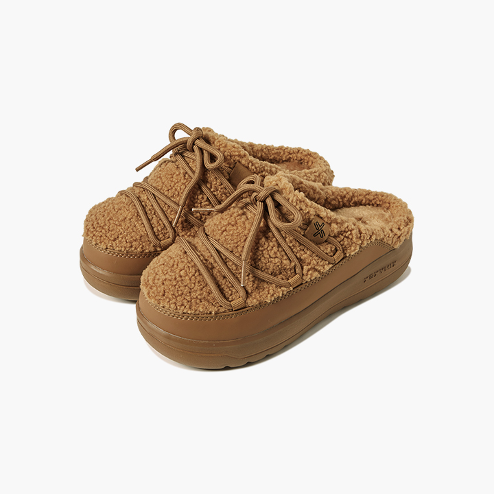 XXURF08J3 Hug Lace-Up Mule Brown ACC