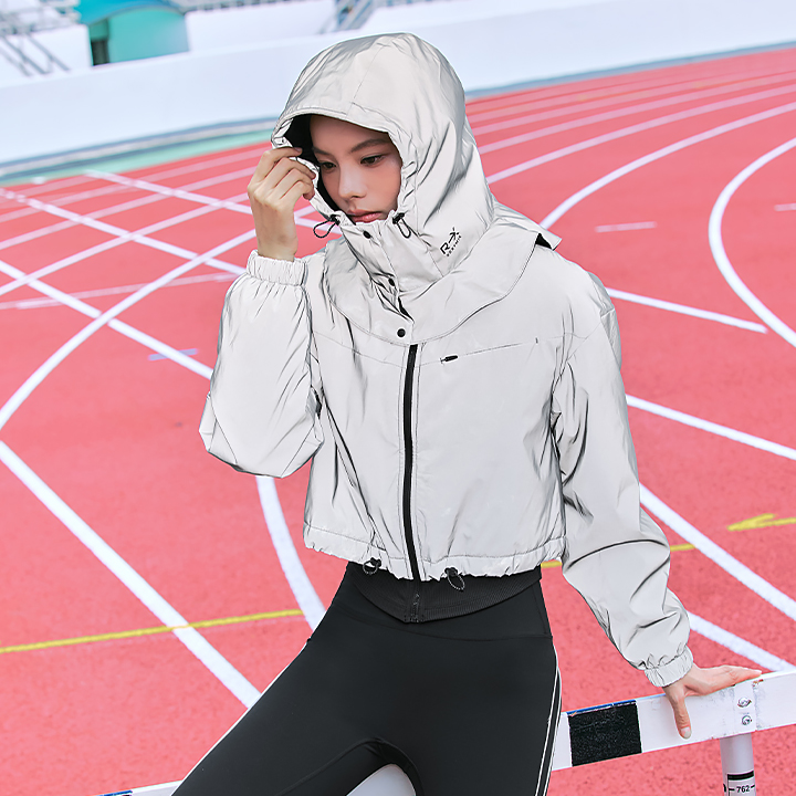 XFK4JP1003 RX Wool Over Reflective Slim Core Padding Jumper Top