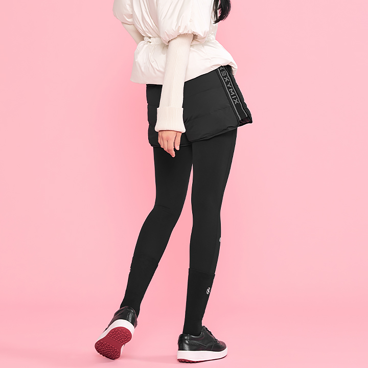 XFK4PS1201 Jackard Logo Down Shorts Bottom