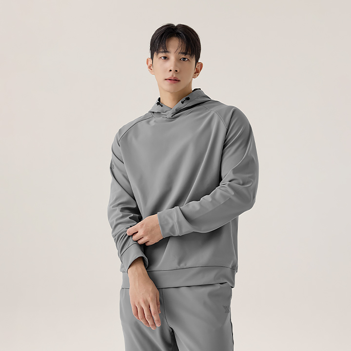 XMK4TL1001 Warm Tricot Men's String Hoodie TOP