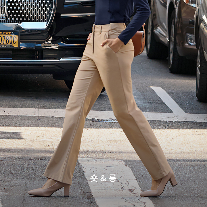 XTFPT01J3 XTFPT03J3 Women's bootscut Slacks Saharasand Bottom