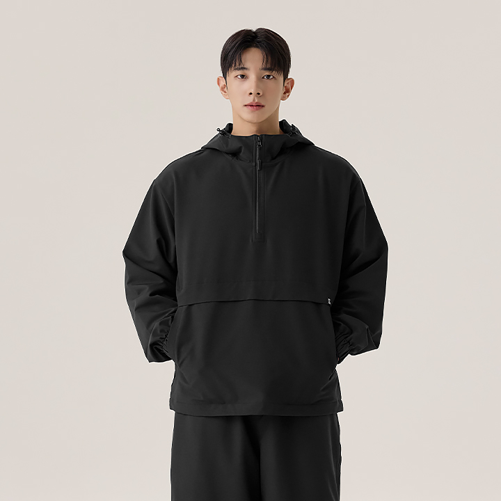 XMK4TL1101 Light Mens Fleece Anorak Top
