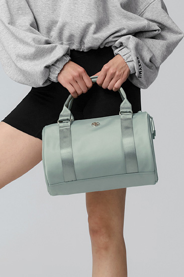 XUK5AB1619 Glossy two-way cylinder bag ETC