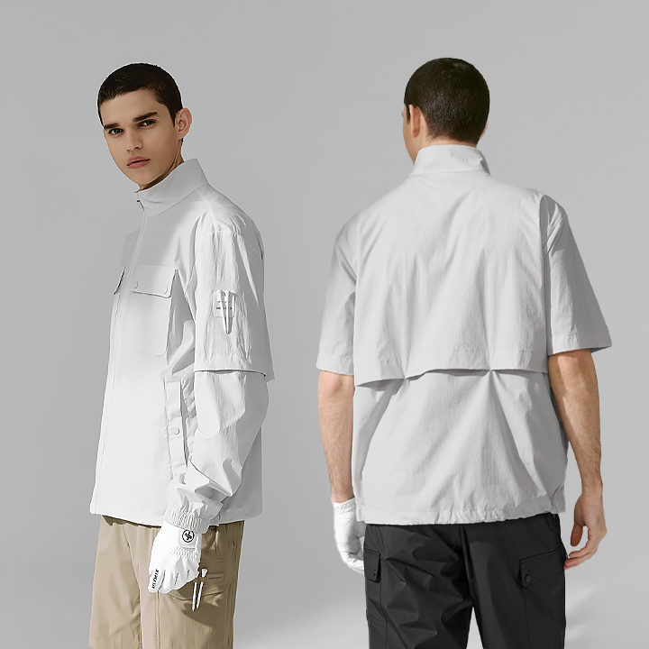 XMK1JL1201 Large Pocket Detachable Jacket TOP