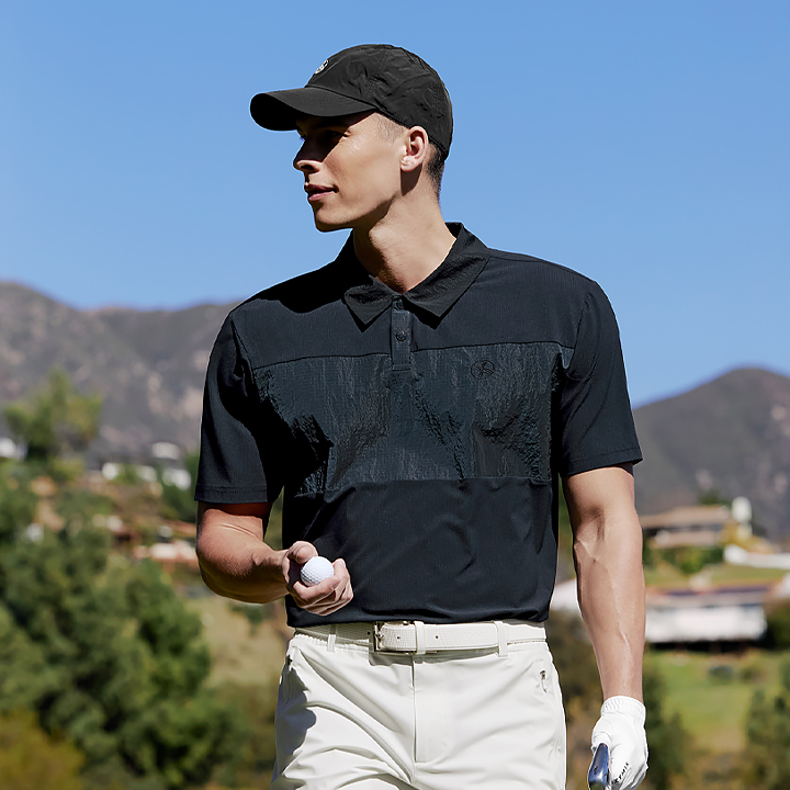 XMK2QS1202 Magic Hole Polo Short Top