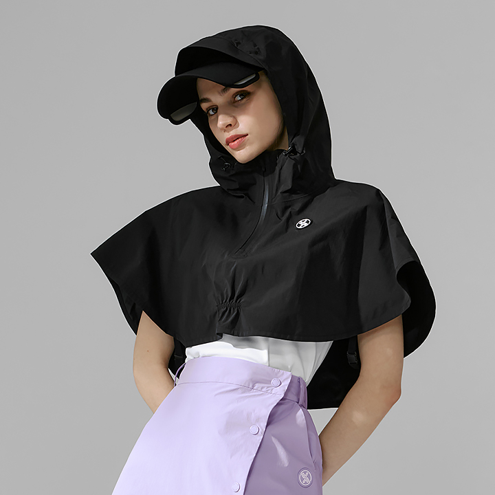 XFK1JS1205 Weatherproof Packable Short Cape TOP