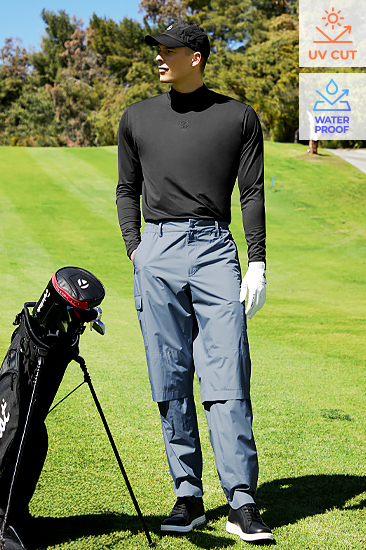 XMK1PP1203 Weatherproof Packable Out Pocket Rain Pants BOTTOM