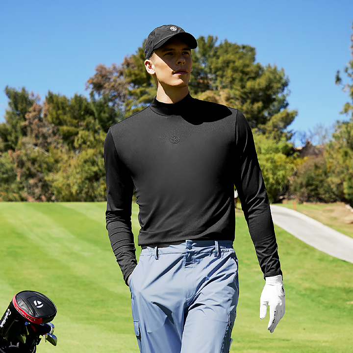 XMK2TL1201 Freeze Mens Mock Neck Base Layer Top