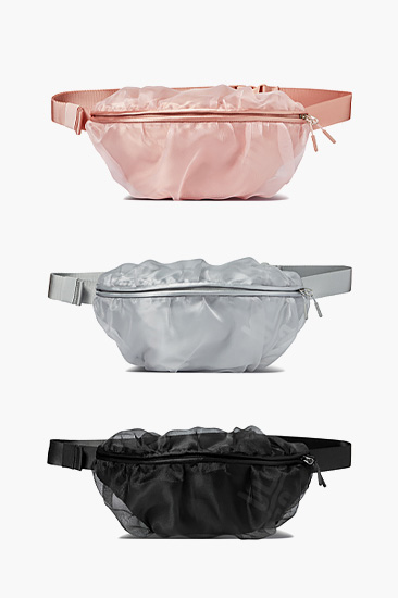 XUK5AB1620 Satine Glitter Two-Way Belt Bag ETC