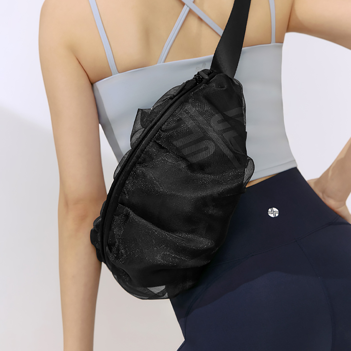 XUK5AB1620 Satine Glitter Two-Way Belt Bag ETC