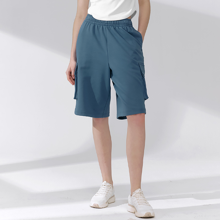 XFK2PS1106 Mild Bermuda Cargo Shorts Vintage Blue BOTTOM