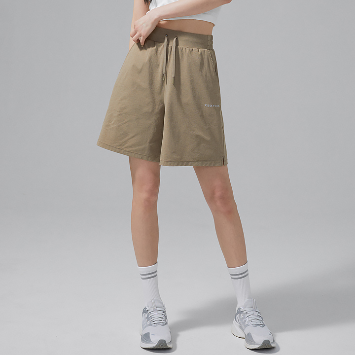 XFK2PS1102 Comfort Tension Basic Shorts Kelp Brown bottom