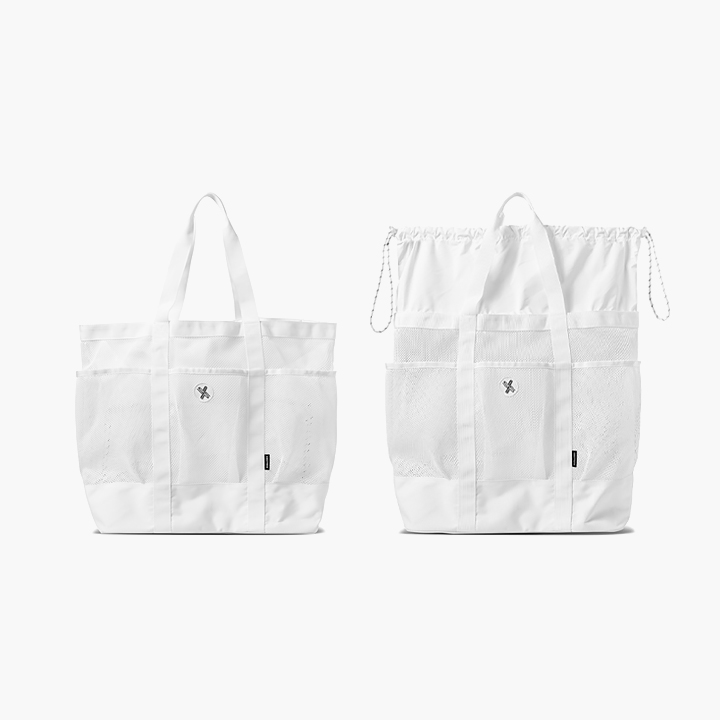 XUK2AB1602 Symbol Logo Mesh Large Shoulder Bag ETC