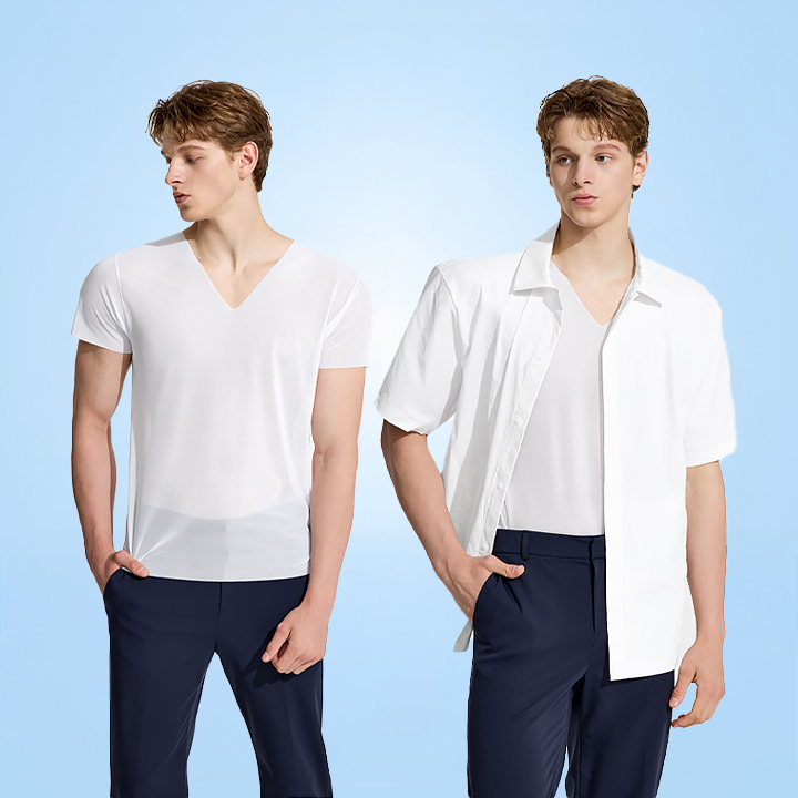 XMK5UT2001 Cool Motion V-Neck Short Sleeve ETC