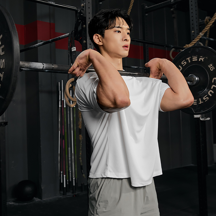 XMK3TS1005 Airwaffle Mesh Men's Loose Fit Short Top