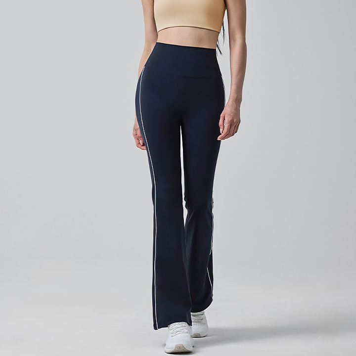 XFK3LL1503 Comfort Fine Piping Boots Cut Leggings BOTTOM