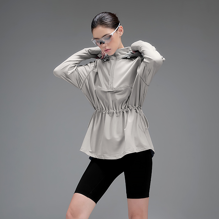 XFK4TL1003 RX Reflective Hood Fingerhole Anorak TOP