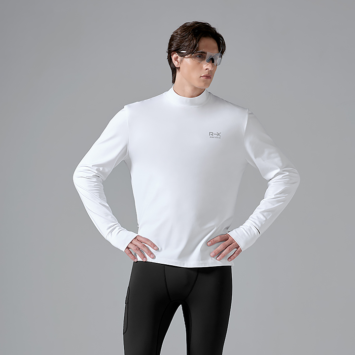 XMK4TL1002 RX Men’s Mock Neck Long Sleeve TOP