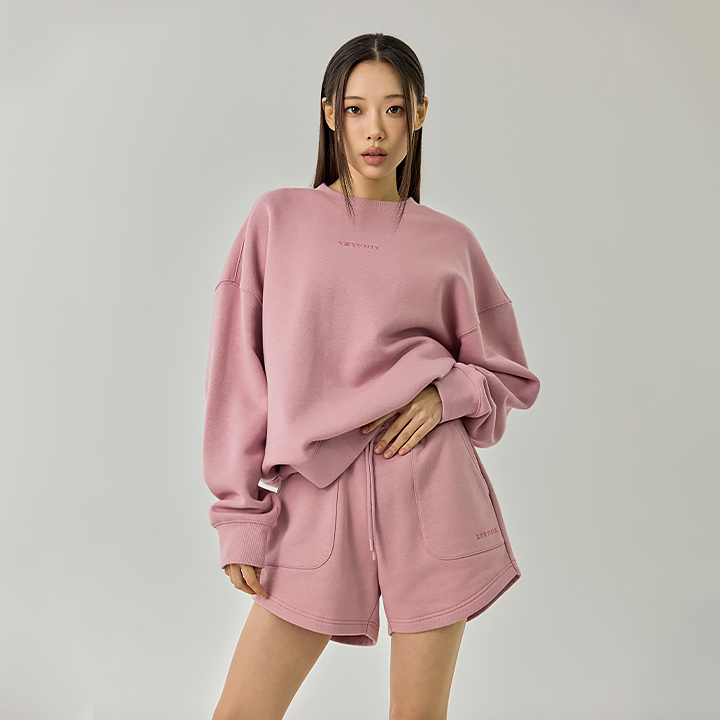 XFK4PS1101 Softly Napping Curve Shorts BOTTOM