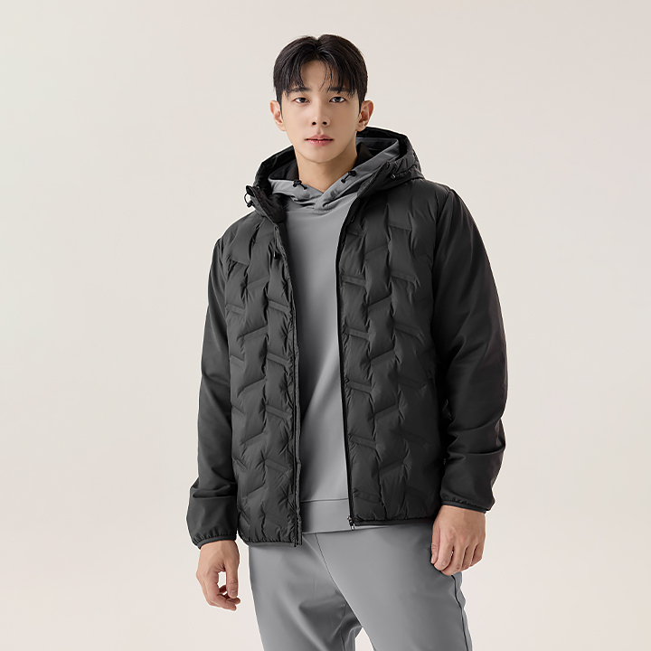 XMK4JD1007 Technical Men's Tube Down Jacket top