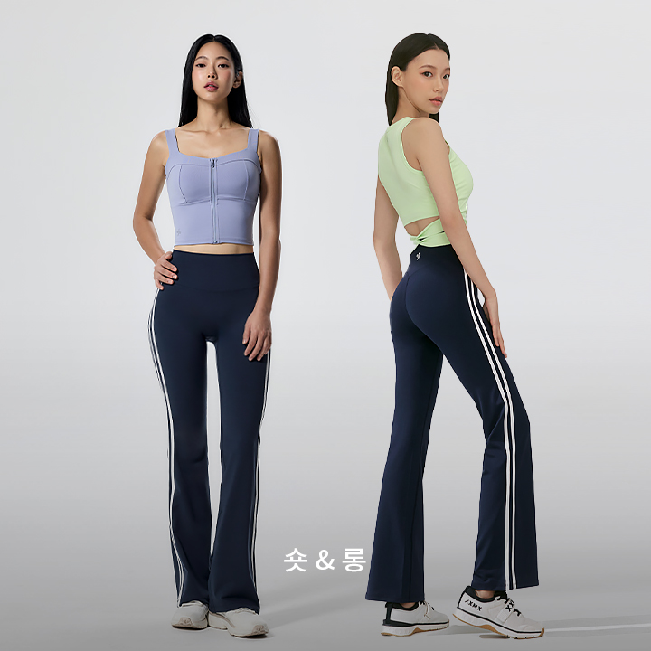 XFK1LL1501_XFK3LL1510 Comfort Fine Trackline Boots Cut Leggings Short & Long BOTTOM