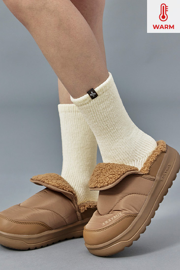 XUK4AM1601 Velour-like Warm Socks ETC