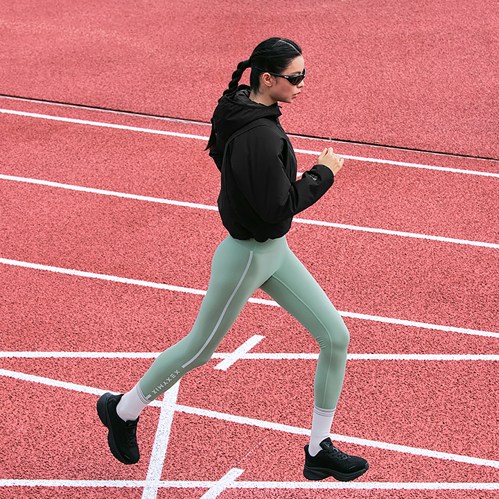 XFK4LL1502 RX Black Label Signature 360N Napping Reflective line Leggings BOTTOM