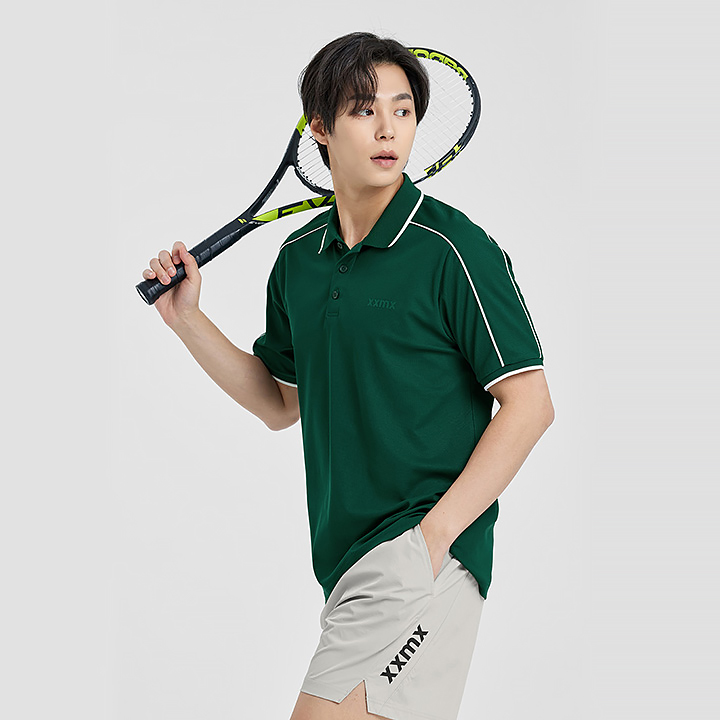 XMMSP03J2 pin color combination Polo Short Top