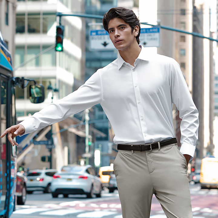 매직텐션 슬림핏 셔츠