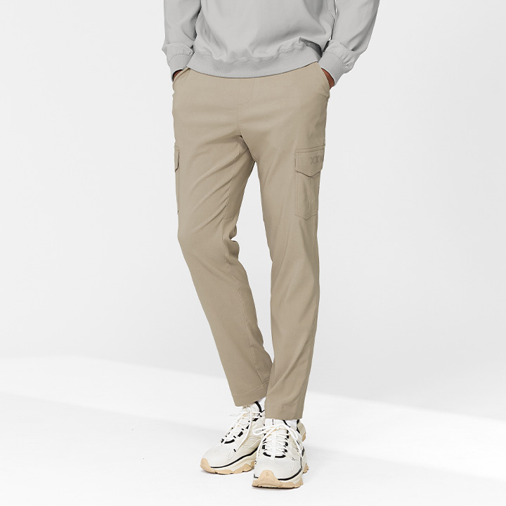 XMMPT02H3 Stretch Outpocket Pants Beige Bottom